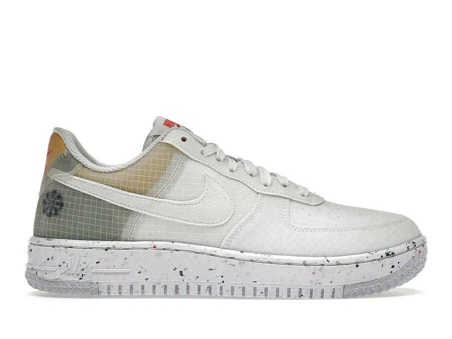 Фото № 1 с приближением к товару «‎Nike Air Force 1 Low Crater White Orange»