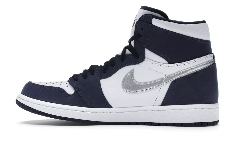 Фото № 5 с приближением к товару «‎Jordan 1 Retro High COJP Midnight Navy (2020)»