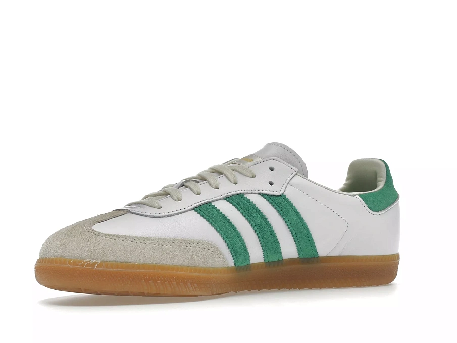 Фото № 5 с приближением к товару «‎adidas Samba OG Sporty & Rich White Green»