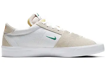  Nike SB Bruin Low Skate shoes WhiteVivid OrangeGum Light BrownNeptune Green - 2