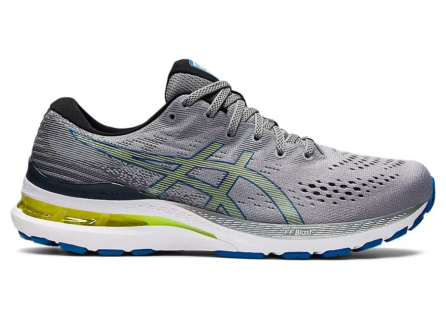 Фото № 1 с приближением к товару «‎ASICS Gel-Kayano 28 Sheet Rock Grey Hazard Green»