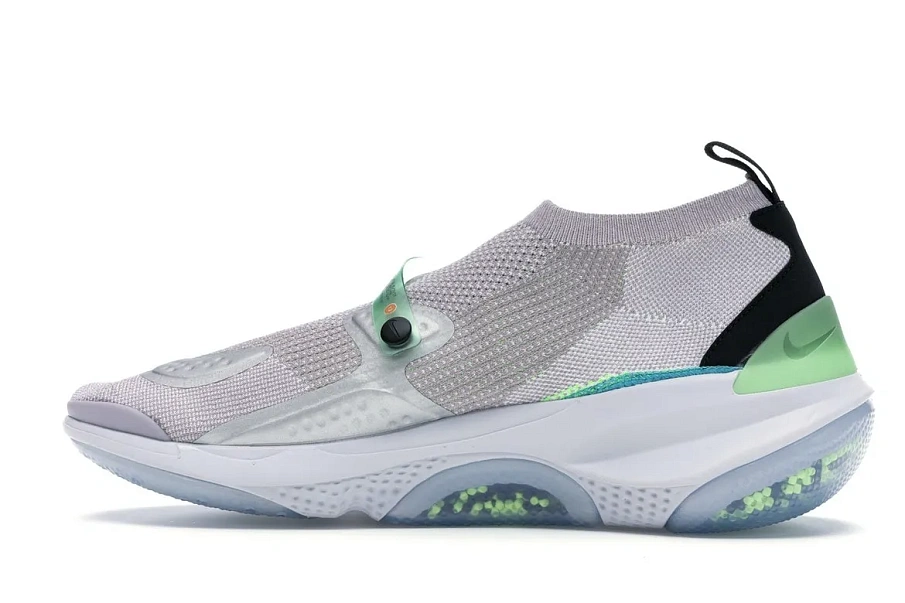 Фото № 5 с приближением к товару «‎Nike Joyride Flyknit OBJ Odell Beckham Jr Atmosphere Grey Lime Blast»