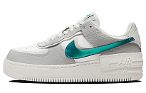 Фото № 1 с приближением к товару «‎Nike Air Force 1 Low Shadow Sneakers WhiteGreen»