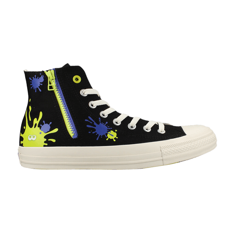 Фото № 1 с приближением к товару «‎Splatoon 3 x Converse Chuck Taylor All Star Zip High Ink Splatter»