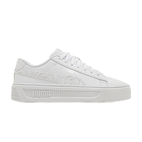 Фото № 1 с приближением к товару «‎Puma Women's Smash Platform v3 White Silver Rose (397578-01)»