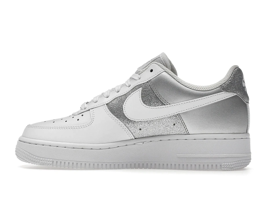 Фото № 5 с приближением к товару «‎Nike Air Force 1 Low 07 White Metallic Silver »