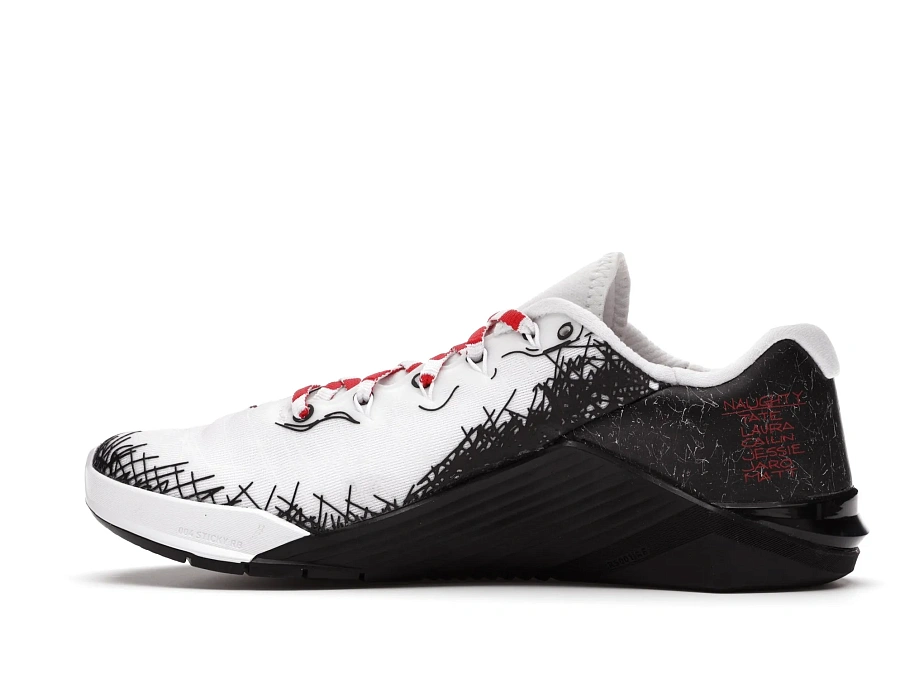 Фото № 5 с приближением к товару «‎Nike Metcon 5 Amp White Red Black »