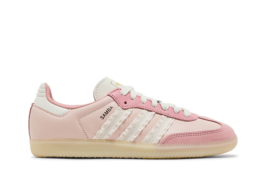 Фото № 2 с приближением к товару «‎adidas Women's Samba Ruffle Stripes Pack - Wonder Mauve»