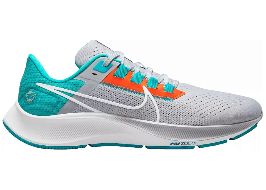 Фото № 1 с приближением к товару «‎Nike Air Zoom Pegasus 38 Miami Dolphins»