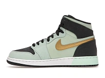 Фото № 3 с приближением к товару «‎Jordan 1 Retro High Mint Foam Anthracite Metallic Gold »