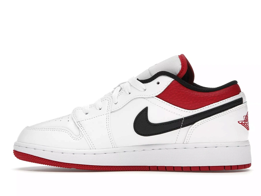 Фото № 6 с приближением к товару «‎Jordan 1 Low White Gym Red »