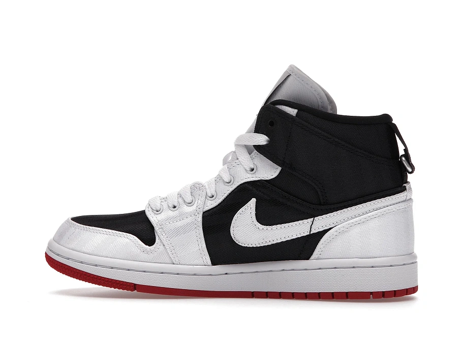 Фото № 6 с приближением к товару «‎Jordan 1 Mid SE Utility Canvas White Black Gym Red »