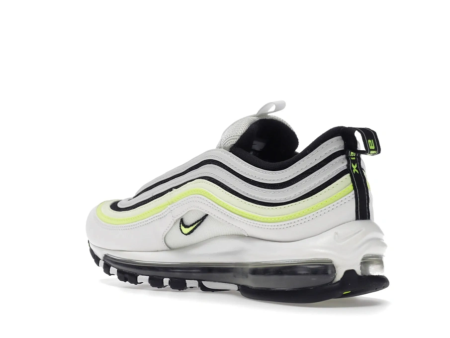 Фото № 6 с приближением к товару «‎Nike Air Max 97 White Black Volt»
