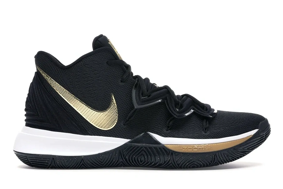 Фото № 1 с приближением к товару «‎Nike Kyrie 5 Black Metallic Gold»