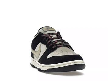Nike Dunk Low LX Black Suede Team Gold  - 4