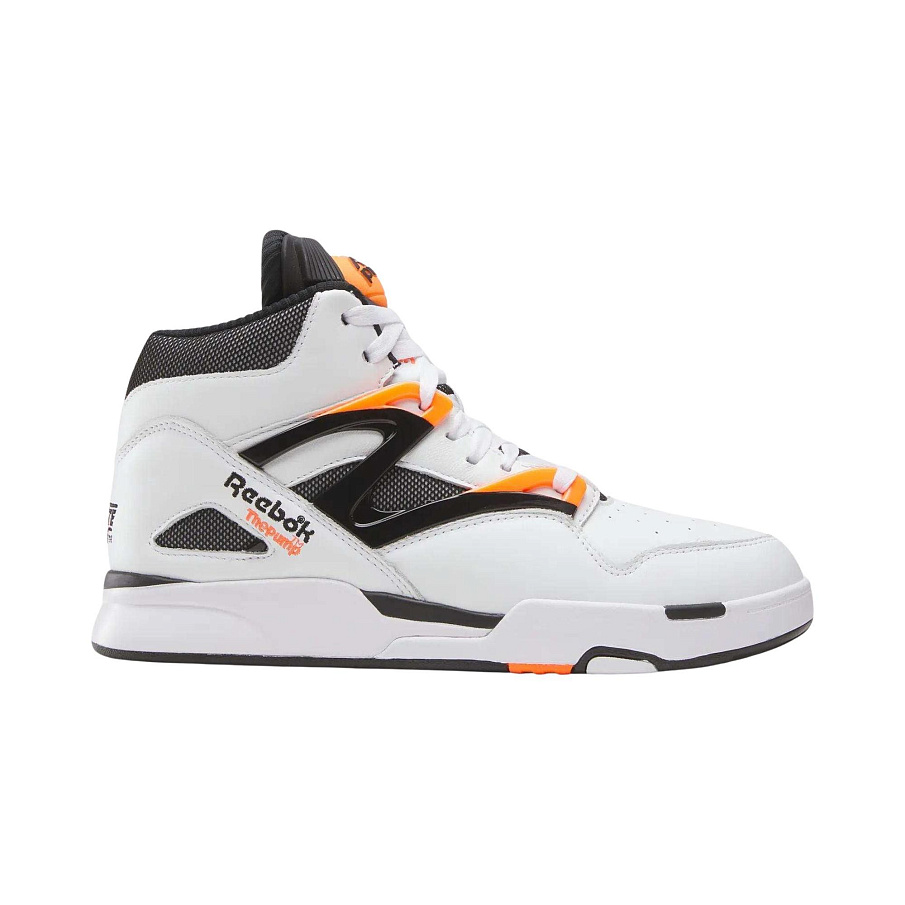 Фото № 2 с приближением к товару «‎Reebok Pump Omni Zone II White Black Wild Orange 2025»