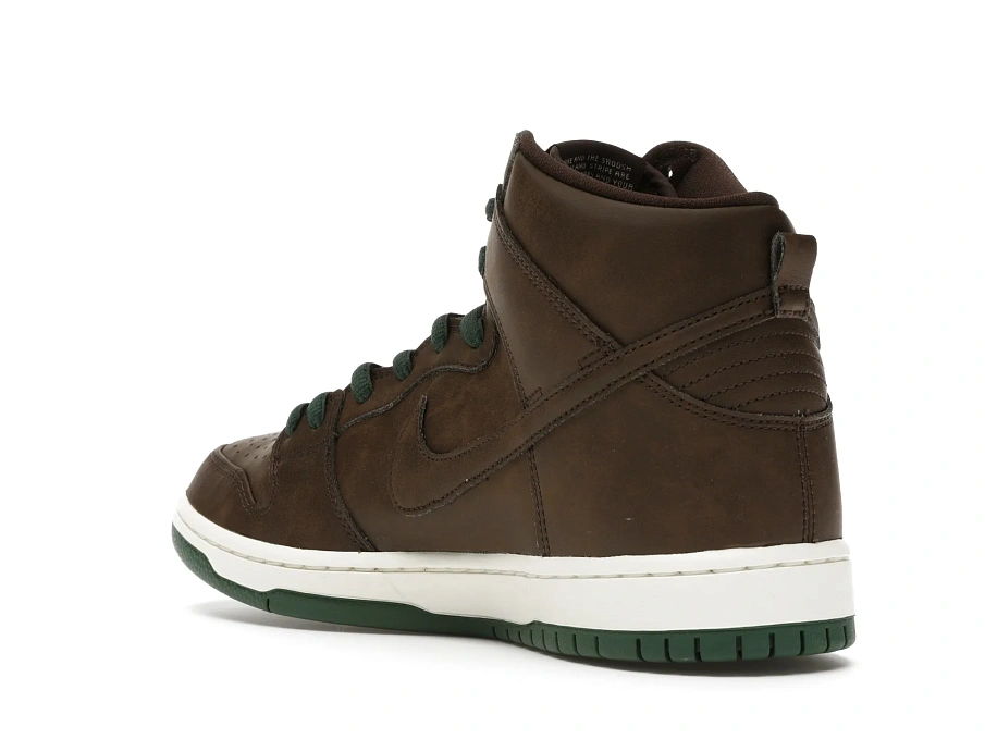 Фото № 6 с приближением к товару «‎Nike SB Dunk High Baroque Brown Vegan Leather»