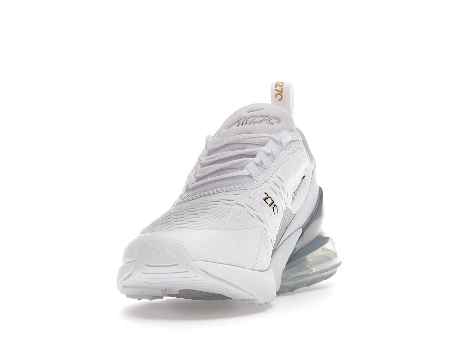 Фото № 2 с приближением к товару «‎Nike Air Max 270 White Metallic Gold »