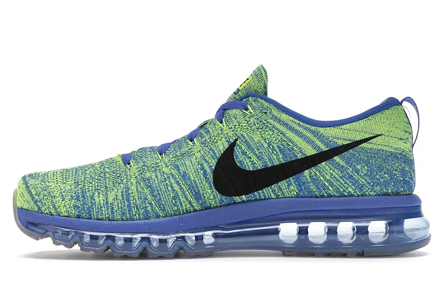 Фото № 3 с приближением к товару «‎Nike Flyknit Max Racer Blue Volt»