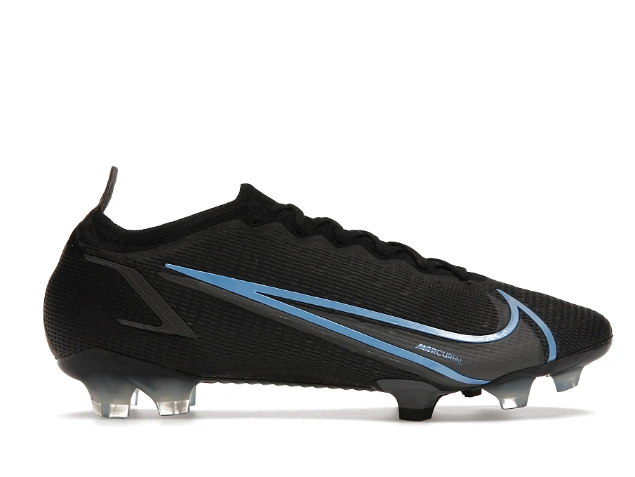 Фото № 1 с приближением к товару «‎Nike Vapor 14 Elite FG Flyknit Black Iron Grey Blue»