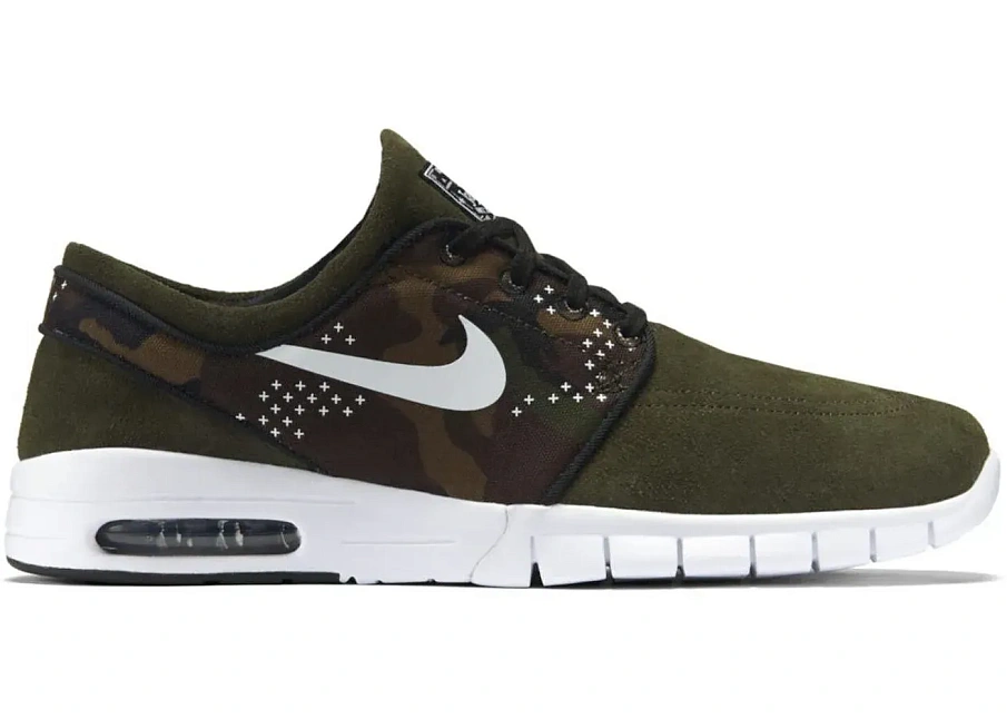 Фото № 1 с приближением к товару «‎Nike SB Stefan Janoski Max Leather Camo»
