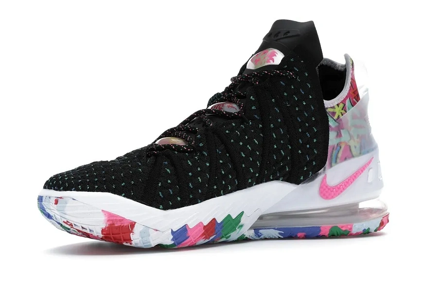 Фото № 3 с приближением к товару «‎Nike LeBron 18 Multicolor»