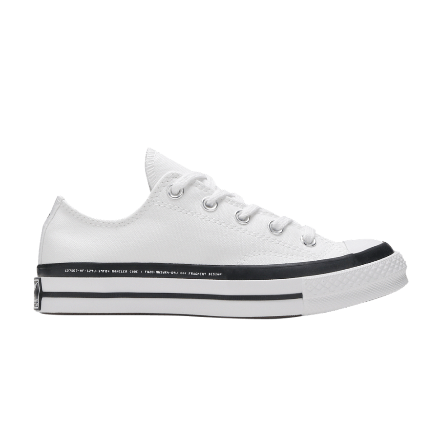 Фото № 1 с приближением к товару «‎Fragment Design x Moncler x Converse Chuck 70 Low White»