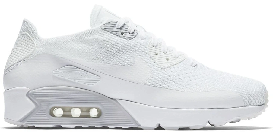 Фото № 1 с приближением к товару «‎Nike Air Max 90 Ultra 2.0 Flyknit White»