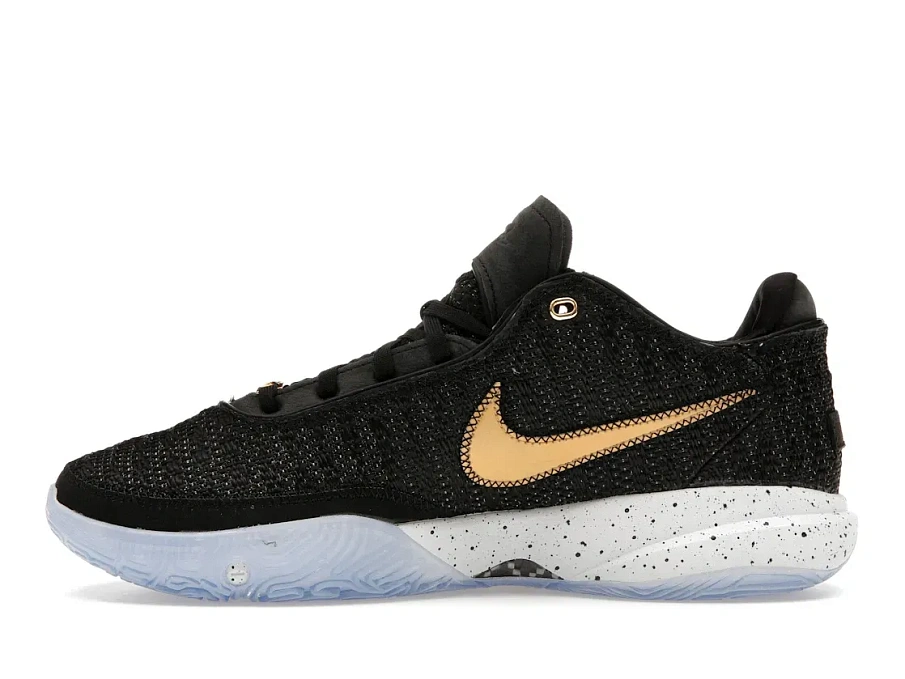 Фото № 3 с приближением к товару «‎Nike LeBron 20 Black Metallic Gold»
