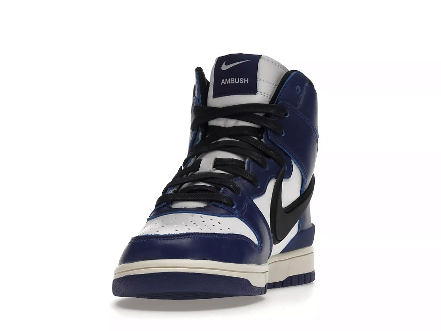 Фото № 5 с приближением к товару «‎Nike Dunk High AMBUSH Deep Royal»