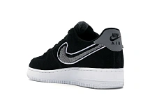 Фото № 6 с приближением к товару «‎Nike Air Force 1 Low 3D Chenille Swoosh Black Cool Grey»