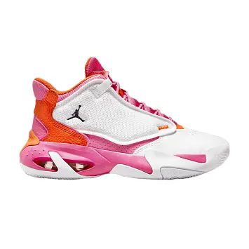 Air Jordan Max Aura 4 GS White Safety Orange Pinksicle - 1