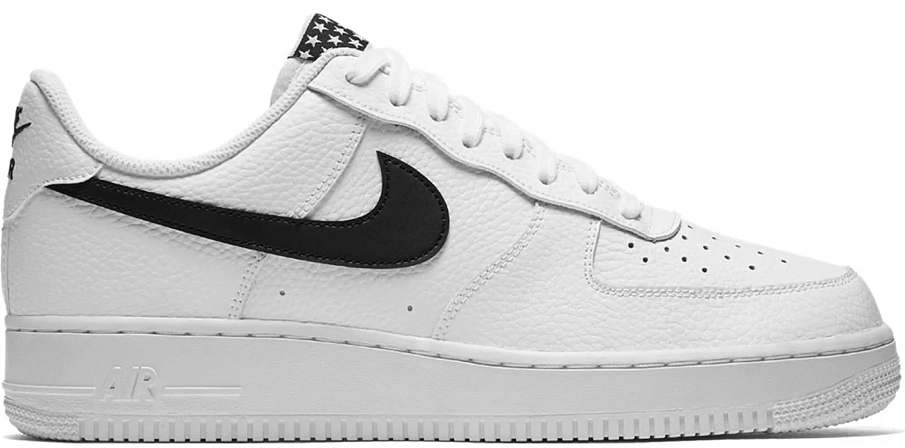 Фото № 1 с приближением к товару «‎Nike Air Force 1 Low Stars White Black»
