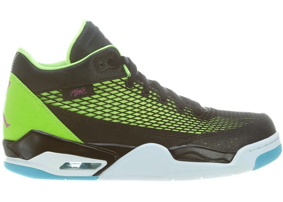 Фото № 1 с приближением к товару «‎Jordan Fltclb 80s Black/Flash Lime/Gamma Blue/Club Pink»