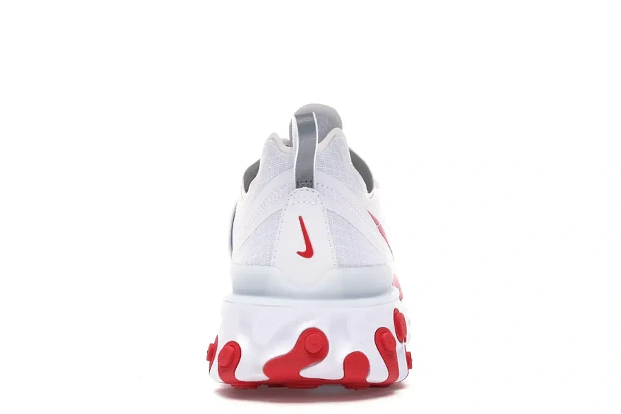Фото № 4 с приближением к товару «‎Nike React Element 55 White Red»