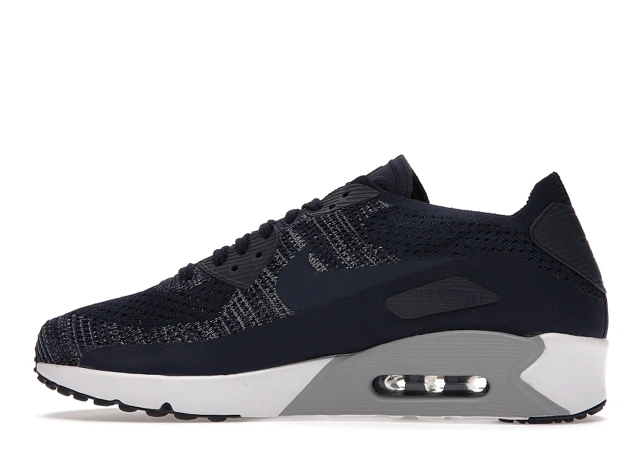 Фото № 5 с приближением к товару «‎Nike Air Max 90 Ultra 2.0 Flyknit College Navy College Navy»