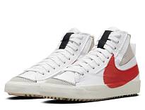 Фото № 3 с приближением к товару «‎Nike Blazer Mid '77 Jumbo Mid-Top Sneakers WhiteRed»