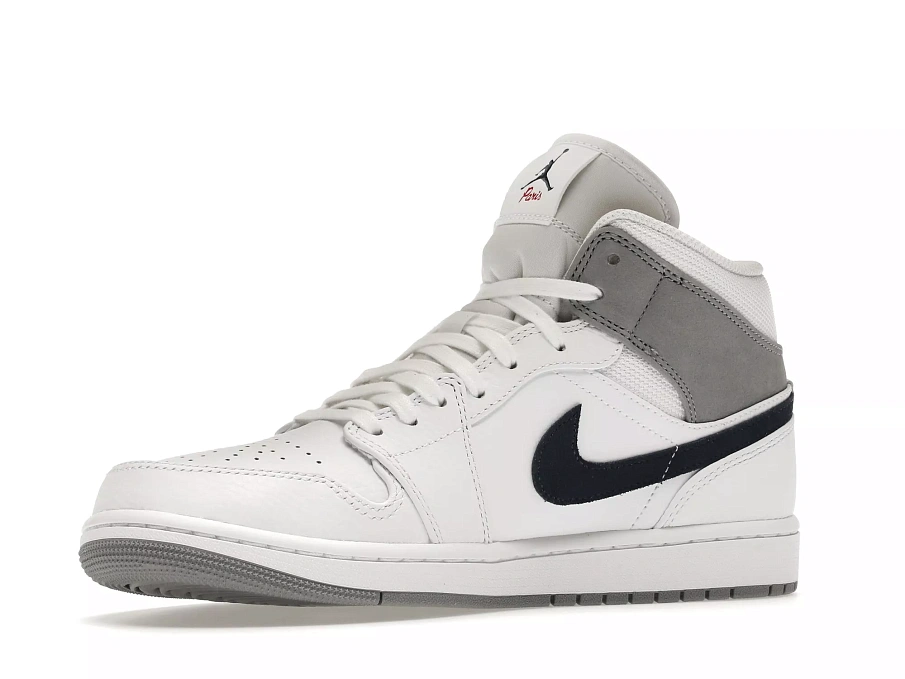 Фото № 4 с приближением к товару «‎Jordan 1 Mid Paris White»