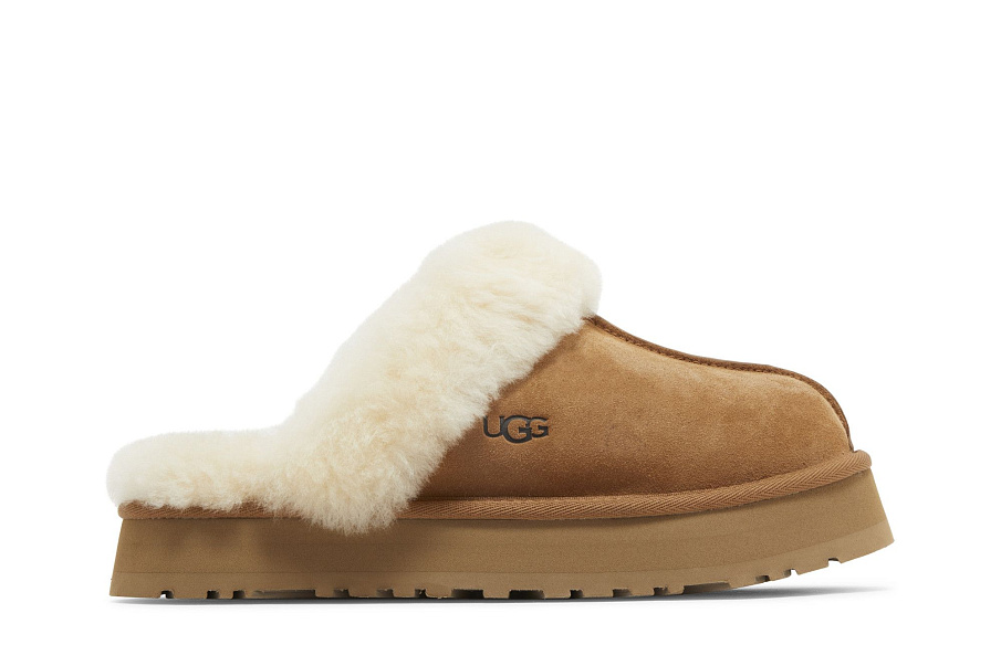 Фото № 2 с приближением к товару «‎UGG Womens Disquette Slipper Chestnut»
