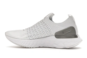 Nike React Phantom Run Flyknit 2 White Pure Platinum  - 5