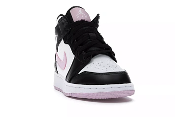 Jordan 1 Mid White Black Light Arctic Pink  - 6