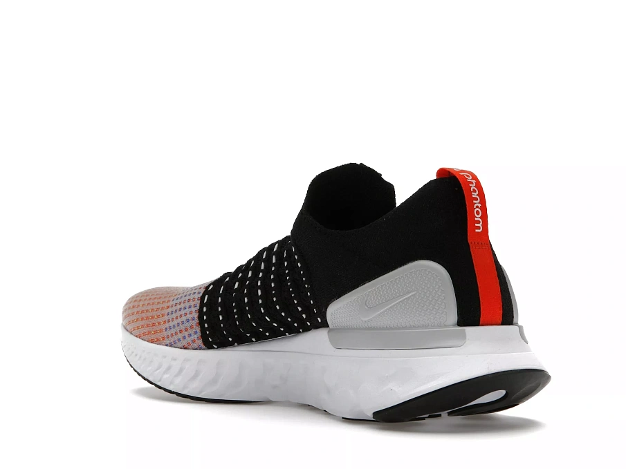 Фото № 4 с приближением к товару «‎Nike React Phantom Run Flyknit 2 Black Team Orange»