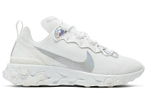 Фото № 1 с приближением к товару «‎Nike React Element 55 White Iridescent »