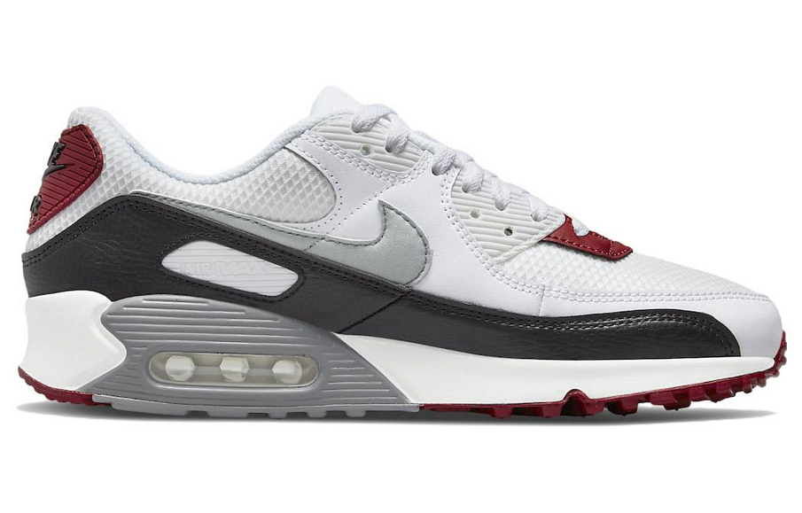 Фото № 2 с приближением к товару «‎Nike Air Max 90 Sneaker WhiteRed»