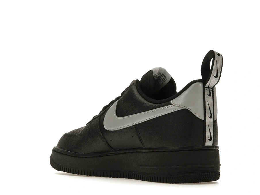 Фото № 6 с приближением к товару «‎Nike Air Force 1 Low 07 LV8 Black Metallic Silver»