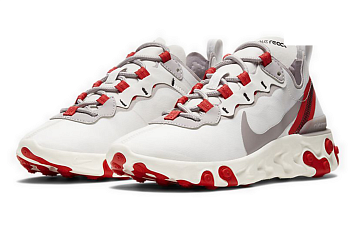 Nike React Element 55 Sail Phantom University Red (W) - 4