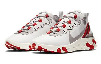 Nike React Element 55 Sail Phantom University Red (W) - 4
