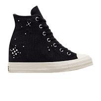 Фото № 1 с приближением к товару «‎Converse Women's Chuck Taylor All Star Wedge Platform High Pearls & Studs - Total Eclipse»