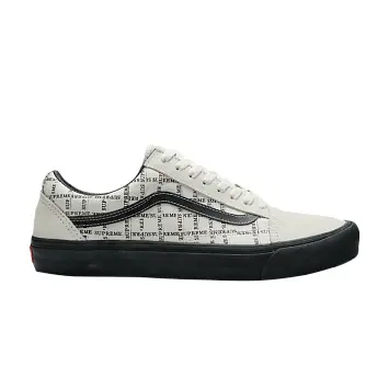 Supreme x Vans Old Skool Pro Logo Pattern - White - 1