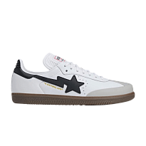 Фото № 1 с приближением к товару «‎BAPE x adidas Samba White Black Gum»